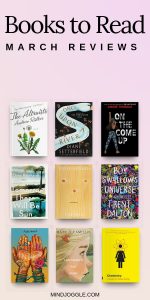 Books to Read: March Reviews. Reviews include The Altruists, Once Upon a River, On the Come Up, Tomorrow There Will Be Sun, Calypso, Boy Swallows Universe, Amal Unbound, Louisiana's Way Home, and Chemistry.