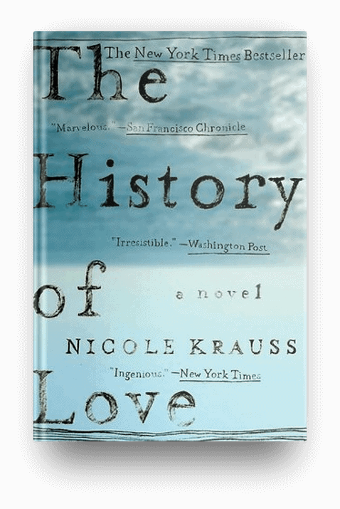 The History of Love by Nicole Krauss, a literary book about a book