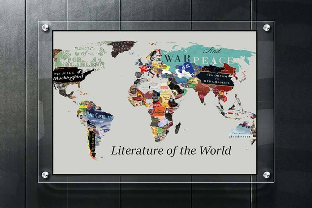 Literature of the World Map