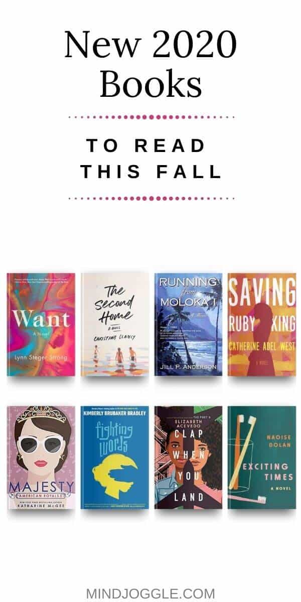 New 2020 Books to Read this Fall