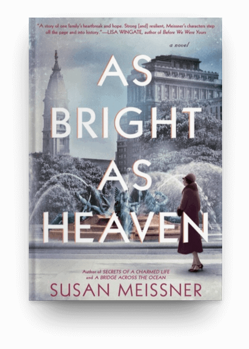 As Bright As Heaven by Susan Meissner, a highly readable historical fiction novel about a pandemic that will help you start a reading habit.